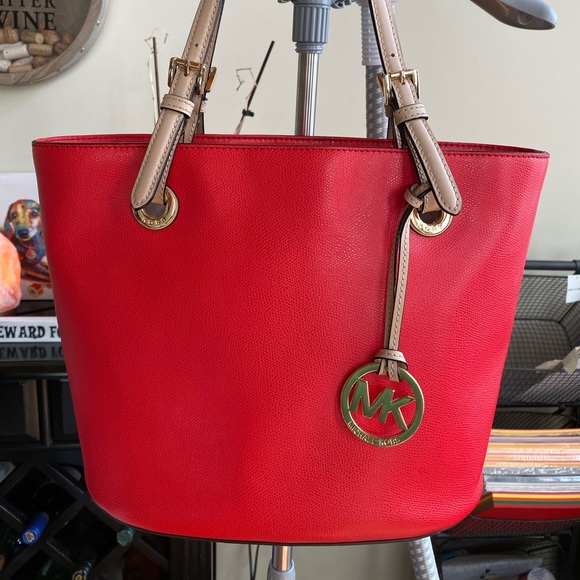Michael Kors Handbags - Red Michael kors bag